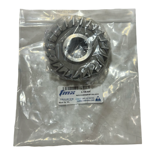 TMX 4" x 1-1/4" x 1-1/4" Plain Tooth Side milling Cutter 22 Teeth
