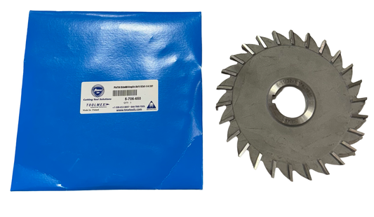 TMX 6" x 11/32" x 1-1/4" HSS Side Milling Cutter 26 Teeth