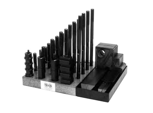 Te-Co Super Clamp Kit with 1-1/2" Thick Step Blocks 5/8" x 13/16" SS HD USA