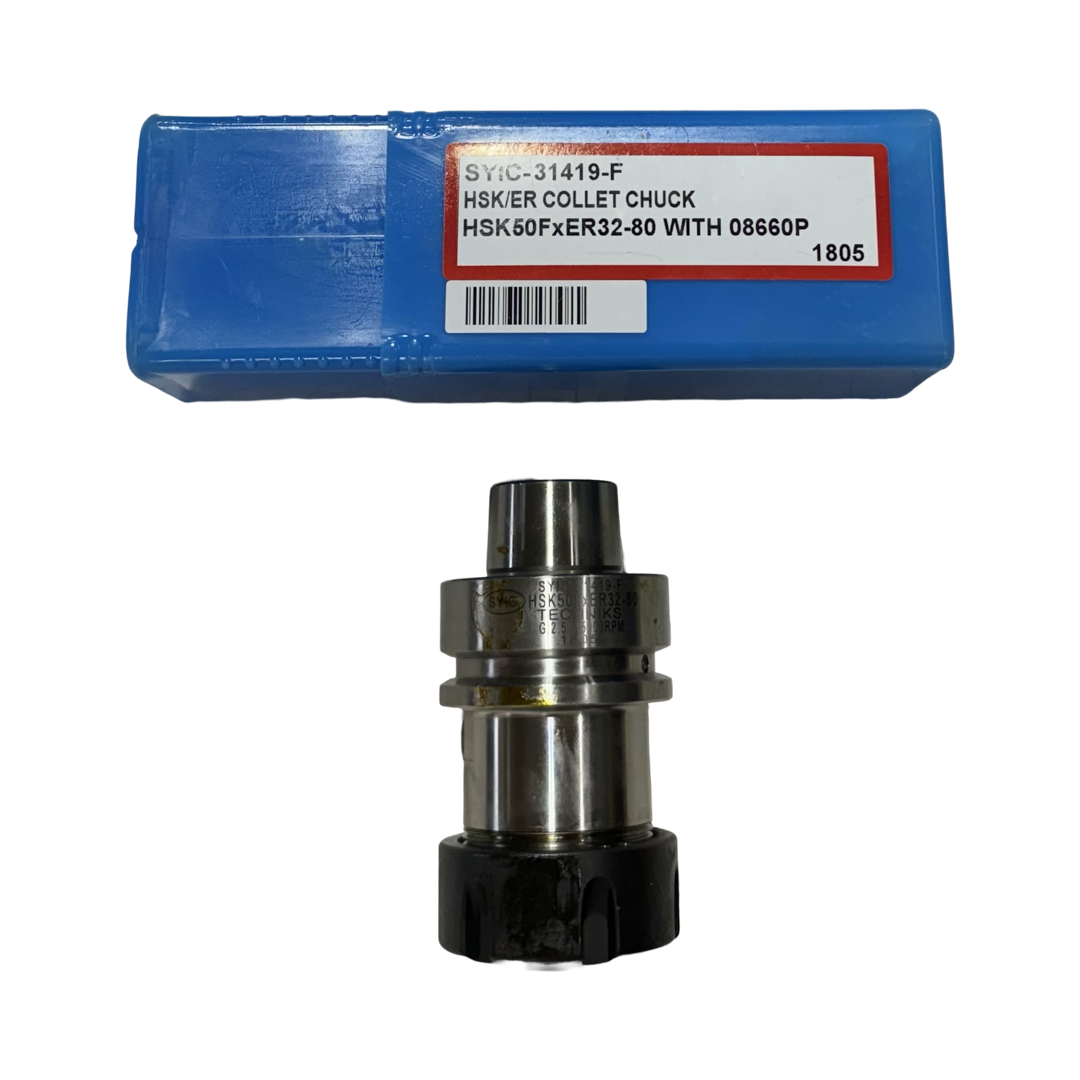 Techniks HSKF0F ER32 Collet Chuck 80mm Projection
