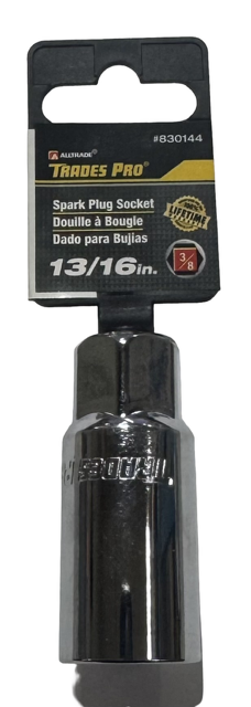 Trades Pro 3/8" Drive 13/16" Spark Plug Socket 6 Point 830144