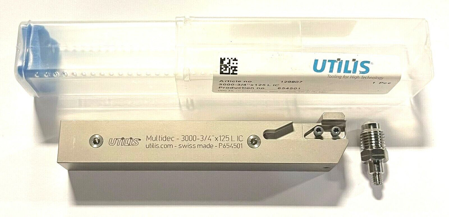 UTILIS IC Toolholder 3000-3/4" x 125 L IC Swiss Made 129807