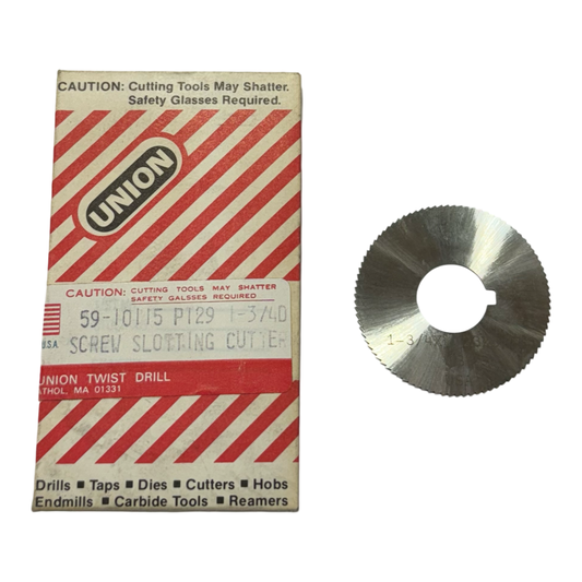 Union Butterfield 1-3/4" x .023" x 5/8" HSS Screw Slotting Saw 90 Teeth USA Made