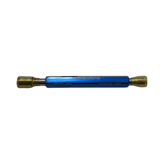 Van Keuren 5/16-24 UNF 2B GO/NOGO Work Plug Gage Tin Coated Taperlock HSS With Handle