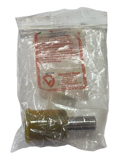Vermont Gage 1-1/8"-16 UN 2A STL GO Set Plug Gage USA Made