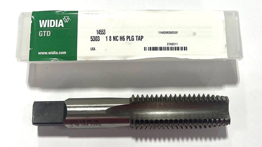 WIDIA 1"-8 HSS Hand Tap 4 Flute H6 Plug Tap USA Made 2749311