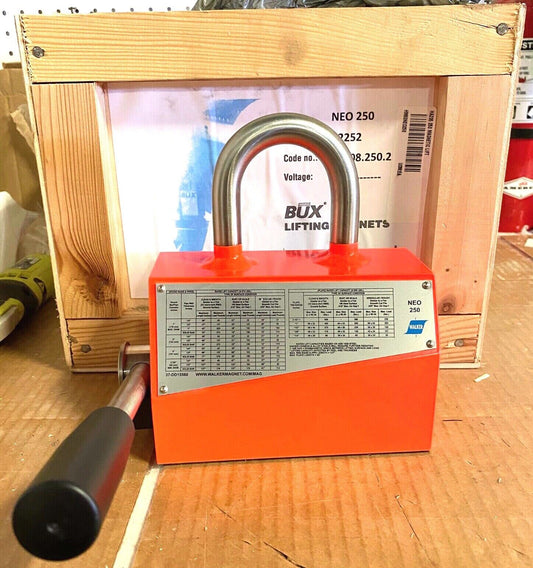 Walker Material Lifting Magnet 550 LBS Sheet 75 LBS Round NEO 250 Made In France