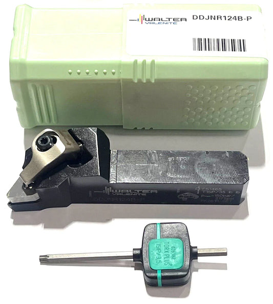 Walter Indexable Turning Toolholder DDJNR124B-P Clamp 19.05 x 19.05 Shank