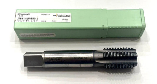 Walter-Prototyp 1"-8 HSS-E Straight Flute Tap 5 Flute TiCN Coating 5348351