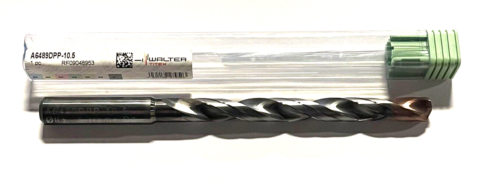 Walter-Titex 10.5mm Solid Carbide Drill 8xD High Performance Coolant Thru Drill