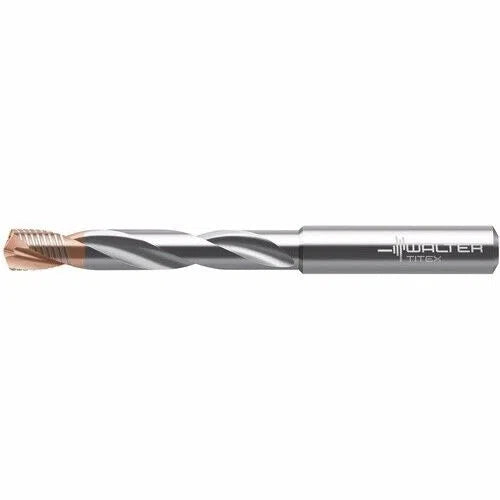 Walter-Titex 14mm Solid Carbide Drill 5xD Coolant Thru Tinal/AlCrN Coated 2FL