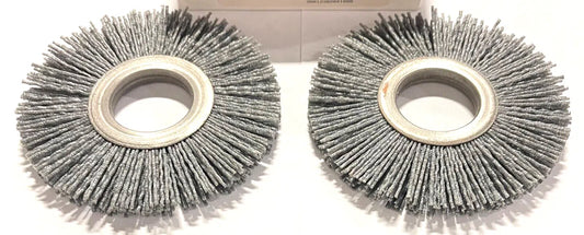 Weiler 3-1/2" Abrasive Nylon Wheels 1-1/4" Arbor Hole .040/80 USA Made 2 Pack