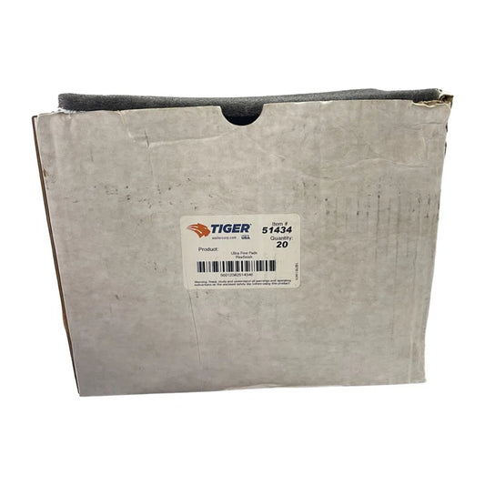 Weiler Tiger 6" x 9" Non-Woven Hand Pad Ultra Fine 600 Grit Silicon Carbide 20pk