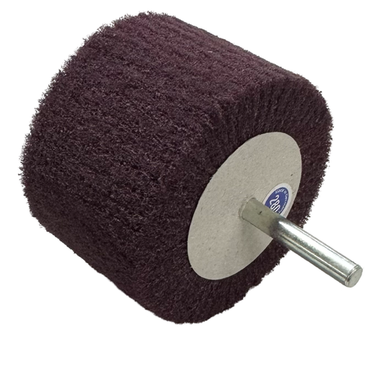 Wendt 3" x 2" x 1/4" Mounted Flap Wheel Very Fine Aluminum Oxide