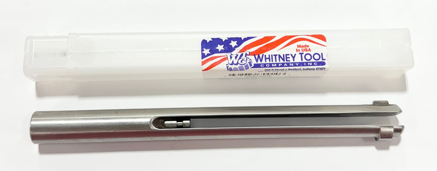 Whitney Burr-Zit 45/64″ Hole Dia 8" OAL 3/8" Lobe 1/4" Pilot Deburring Tool