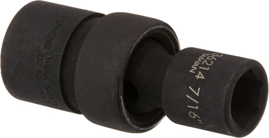 Williams 3/8" Drive 7/16" Universal Impact Socket 6 Point