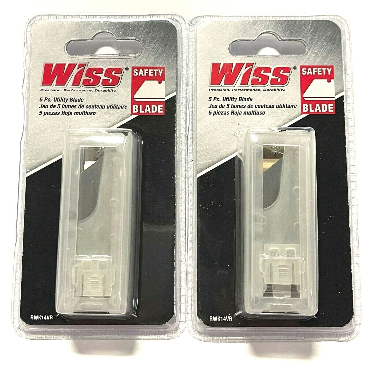 Wiss 10pc Safety Rounded Utility Blades Heavy Duty RWK14VR