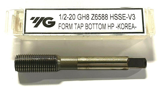 YG 1/2-20 Thread Forming Tap HSSE-V3 Bottoming Tap GH8