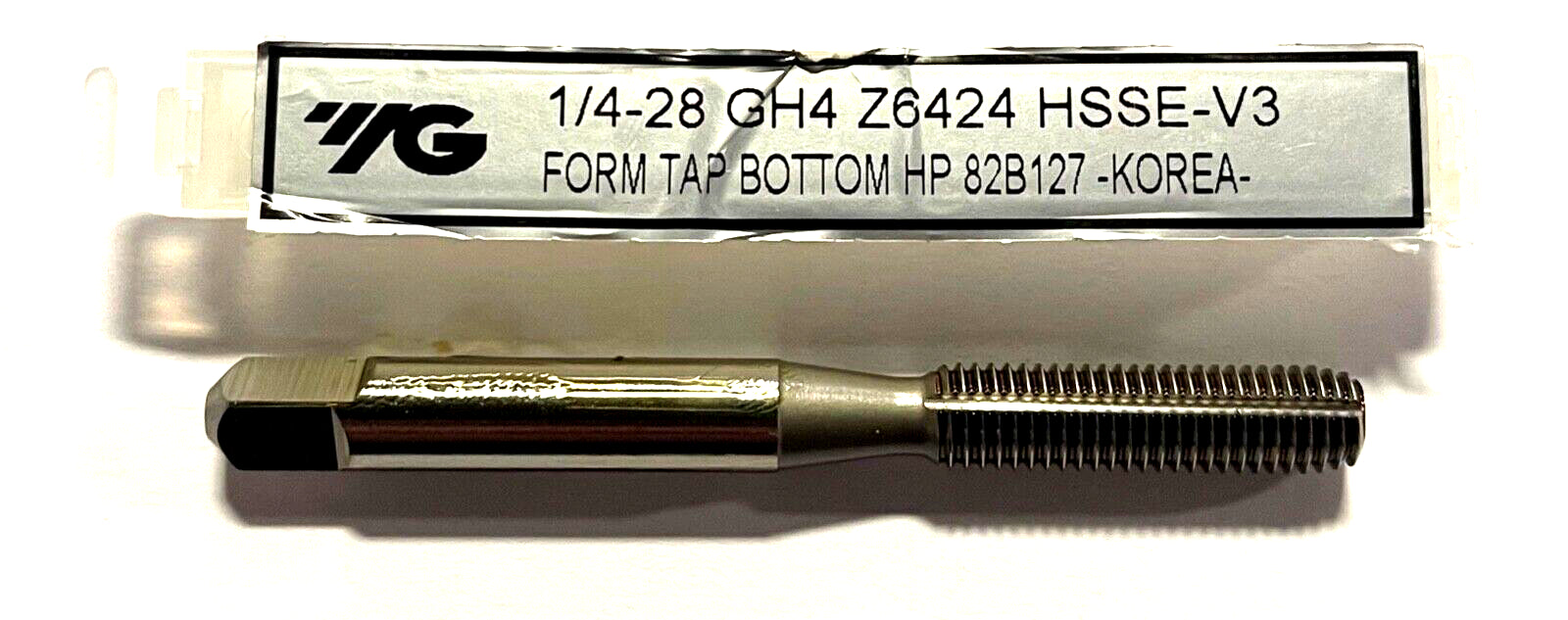YG 1/4-28 Tap HSSE-V3 Thread Forming Bottoming Tap GH4 High Performance