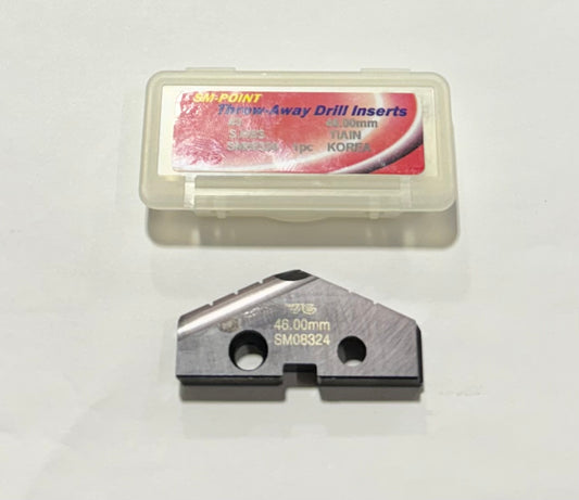 YG 46mm Super HSS Throw-Away Drill Insert TiAlN T15 Grade Series 3