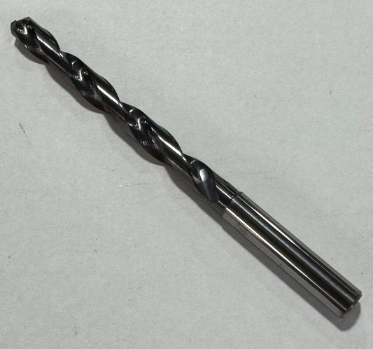 YG 5mm Solid Carbide Drill 8xD Coolant Thru TiAlN Coated 140° 2 Flute