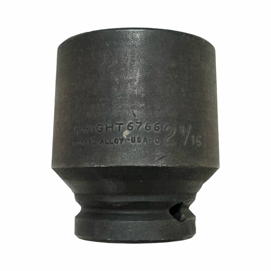 Wright Tool 3/4" Drive 2-1/16" Power Socket 12 Point Black Oxide USA Made