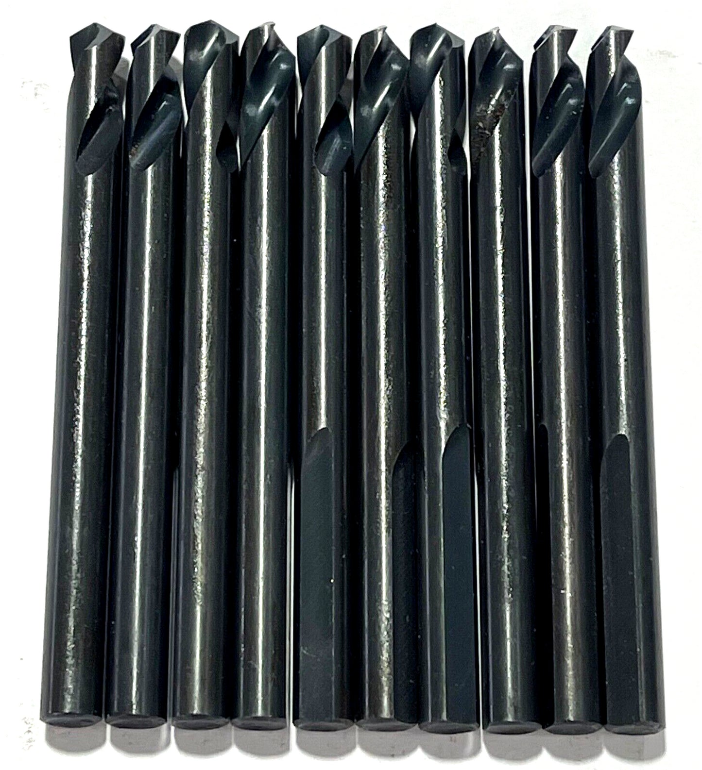 1/4" Pilot Drill Bit with Flat 3" Overall Length 10 Pack