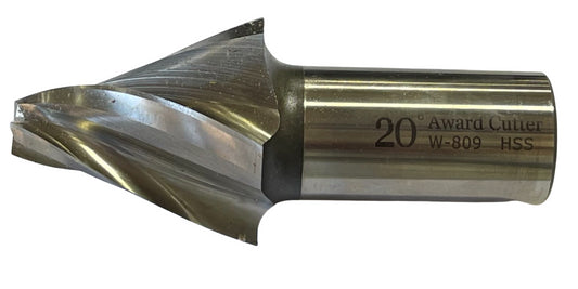 Award Cutter 20° x 1/2" x 2-1/4" HSS Tapered End Mill USA Made