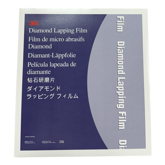 3M 661X 9" x 11" Diamond Lapping Film Sheet 3 mil 10 Pack