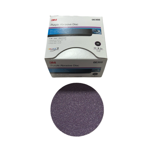 3M Stikit 5" Purple Abrasive Disc 50 Grit 36E 50 Discs