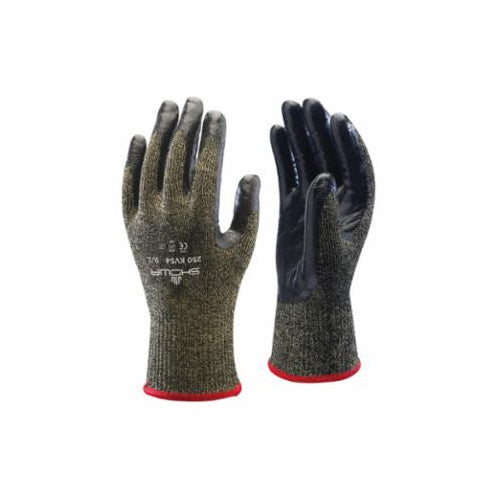 Showa Cut Resistant Safety Gloves Nitrile Coating 13 Gauge ANSI 6 Large