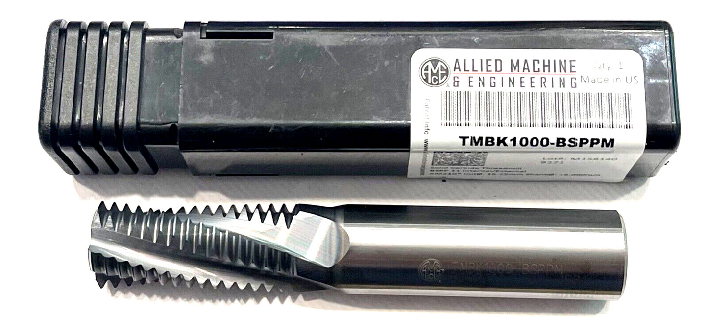 Allied Machine Solid Carbide Thread Mill SPP 4F .620 1.365 AM210 USA Made