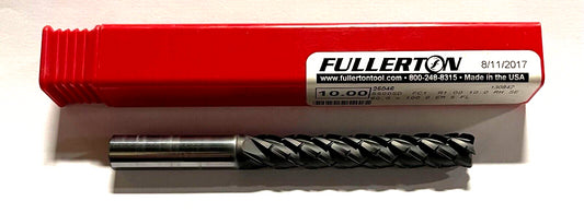 Fullerton 5500 MATRX 10mm Carbide End Mill 1mm Radius FC1 Coating 5 Flute USA