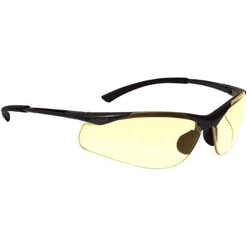 Bolle CONTOUR Safety Glasses Anti- Scratch Fog Yellow Lens 40046