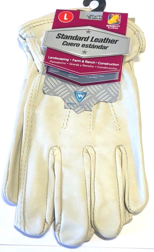 West Chester Women's Drivers Glove Split Patch Cowhide Size Large