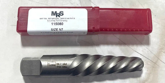 Metal Removal Size N7 Screw Extractor 17/32" Drill USA Made 115080