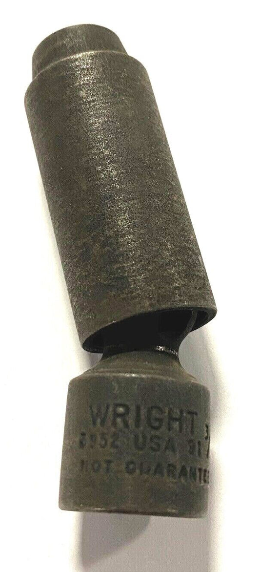 Wright Tool 3/8" Drive 3/8" Deep Universal Power Socket 6 Point USA Made