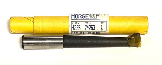 Morse Cabide Tipped Boring Tool C-2 3/4" Shank 11/16" Min Bore USA Made 74263