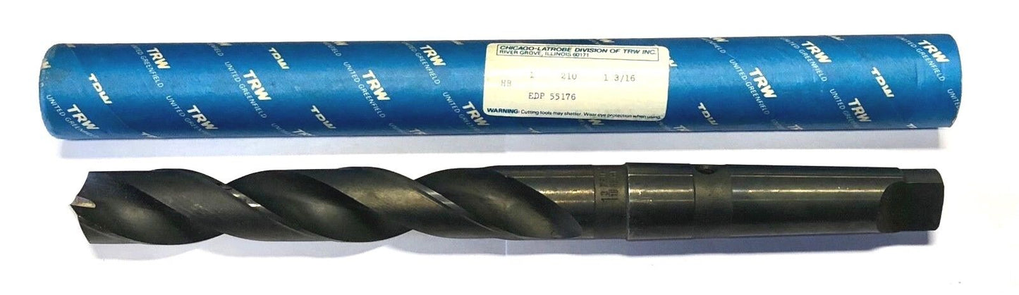 1-3/16" Drill Bit Oil Hole Taper Shank Drill High Speed Steel USA Made