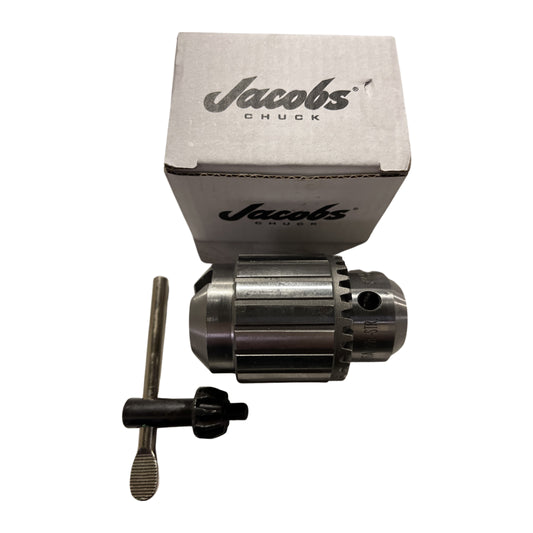 Jacobs 3326A 5/8" Plain Bearing Medium Duty Drill Chuck 5/64" - 1/2" Cap 6291C