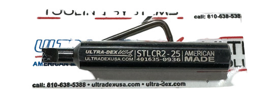 Ultra-Dex STLCR2-25 Indexable Boring Bar 0.334" Min Bore 5/8" Shank Diameter USA