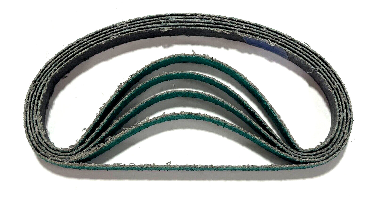 Arc Abrasives 3/8" x 13" Sanding Belts 60 Grit Zirconia Coating 5 Pack