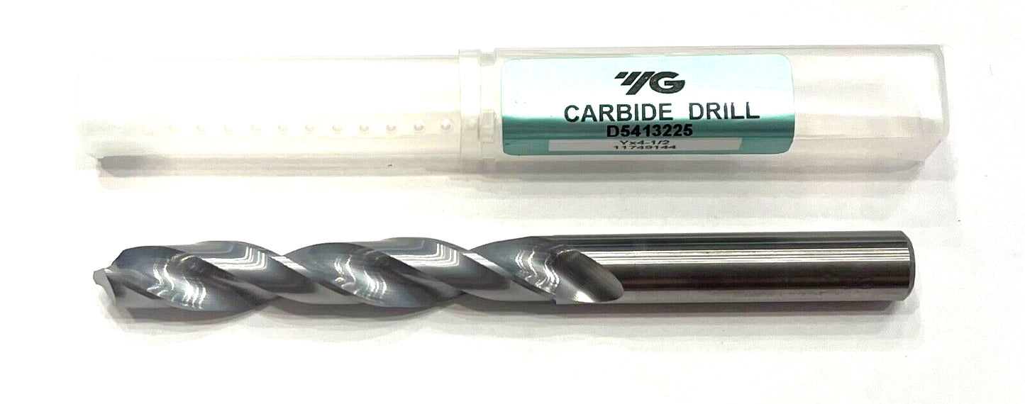 YG Letter Y Solid Carbide Drill 118° Jobber Length 2 Flute Drill Bit