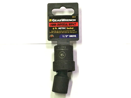 GearWrench 14MM Universal Impact Socket 1/2" Drive 6 Point 84614