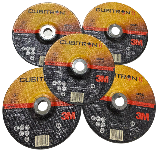 3M Cubitron II 7" x .09" x 7/8" Cut-Off Wheel Precision Shaped Ceramic Grain 5pk