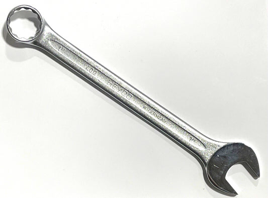 HEYCO 1" Combination Wrench 12 Point Satin Chrome Finish 40057