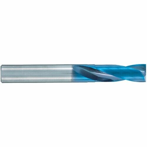 NACHI 14.4mm Solid Carbide Drill 180° Aqua EX Coating 2 Flute 20° Helix 724808