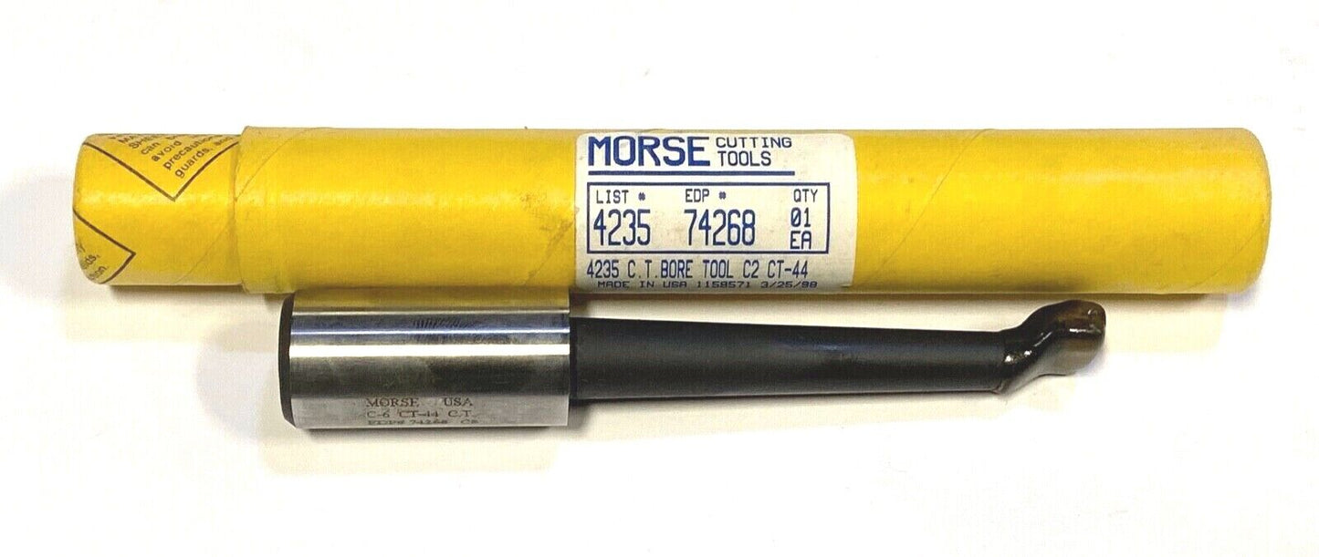 Morse Boring Bar Tool C2 Carbide Tipped Bar 1" Shank Lathe Tool 11/16" Min USA