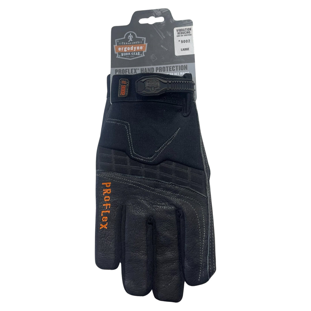 ERGODYNE Anti-Vibration Safety Gloves ProFlex Vibration Reducing Size Large