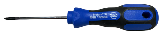 Wiha PZ0 x 60mm PoziDriv Screwdriver 3K Ergonomic Grip 45205